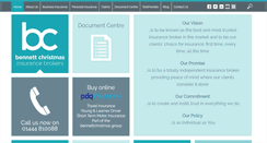 Desktop Screenshot of bennettchristmas.com